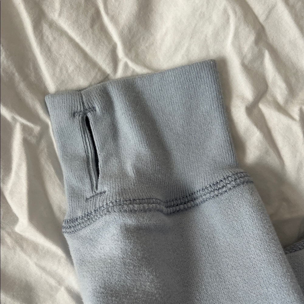 Abercrombie Kids Light Blue Hoodie with Black Bow Design 13/14 - Picture 2 of 5